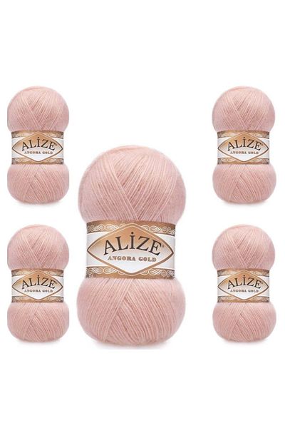 Alize Ayzen Home Angora Χειροποίητο Πλεκτό Σχοινί 5 Συσκευασία
