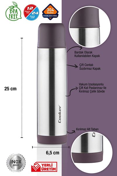Wonder Luxury Special Production 500 Ml Steel Thermos