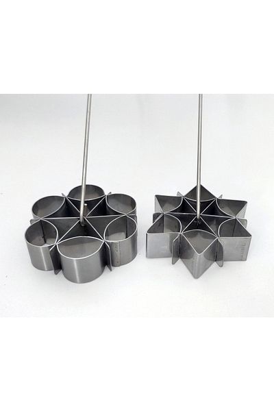 Nar kalıp Narkalıp Iron Dessert Mold 2 Pieces Model No-d01