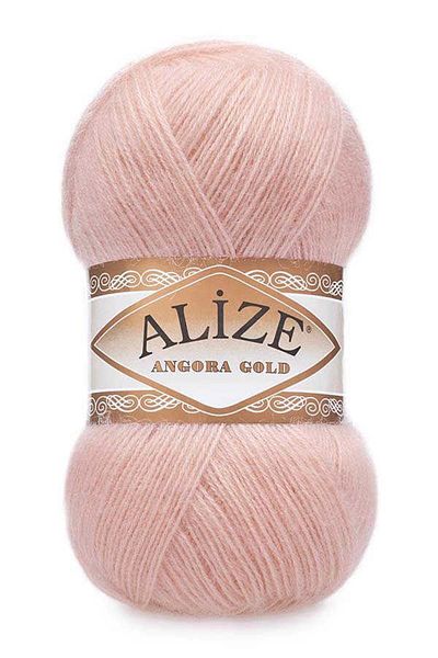 Alize Angora Gold 161 Powder Mohair Vest Shawl Yarn Λεπτό μαλλί 20% μαλλί - 80% ακρυλικό 550 μέτρα