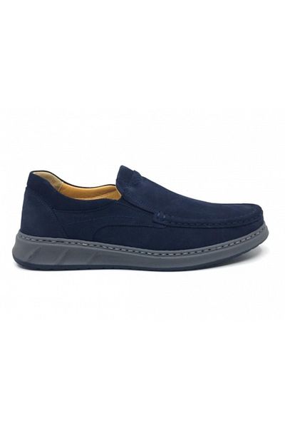 Luis Figo Men's Orthopedic Loafers - 100% Genuine Nubuck Leather, Comfortable Casual Shoes, 40-48