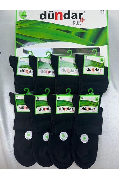 Dündar Dündar Men's Bamboo Half Conch Perfumed Socks - 8 Pieces