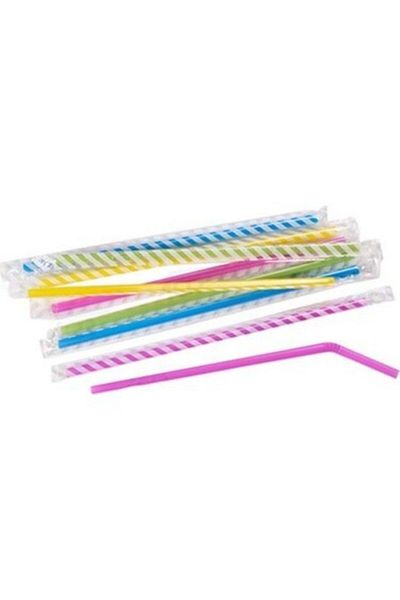 cafeavm Hygienic Gelatin Bellows Burger Straw 3 Pack 300 Pieces Cvm16141e