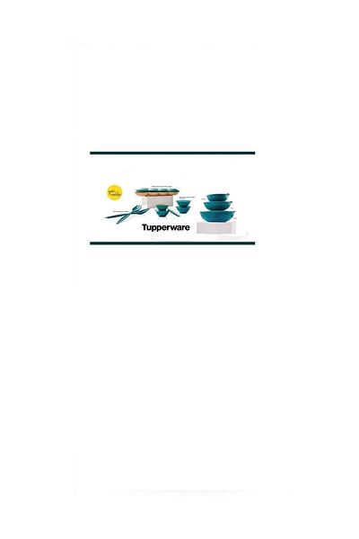 Tupperware Berrak Series Service and Storage Set of 9
