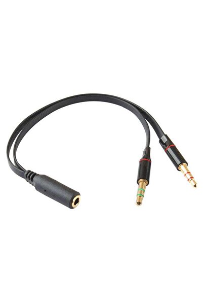 Brs Kulaklık Mikrofon Ayırıcı Çevirici Switch Splitter 3.5mm