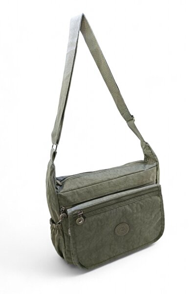 Baginn Σχολική τσάντα ώμου Μπεζ χρώματος - Δώρο με λουράκι και μπρελόκ Gorilla