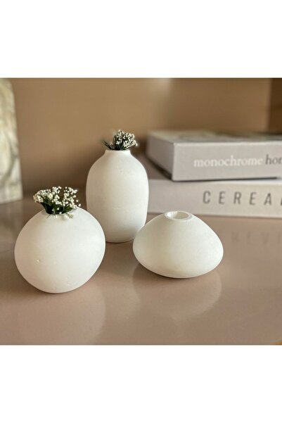 LİNECRAFT 3'lü Minimal Bohem Vazo Set