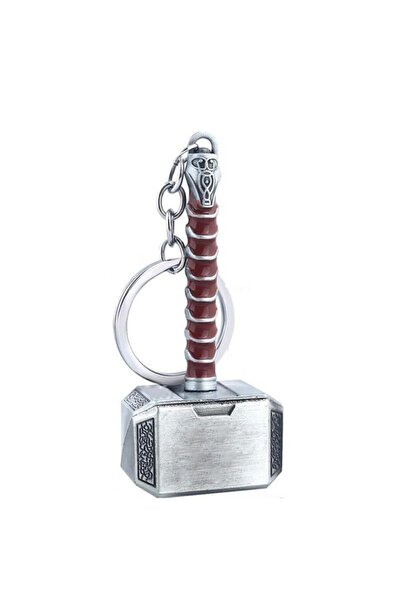 new fly Avengers End Game Thor Mjolnir Çekiç Anahtarlık 2 Renkli