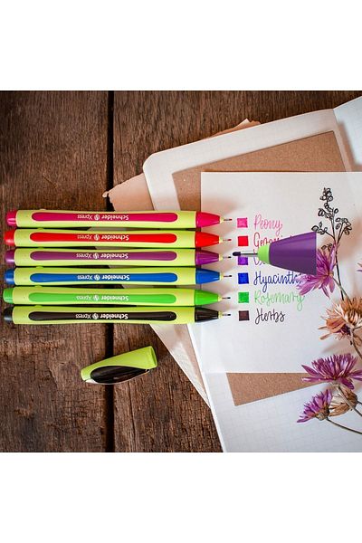 Schndeir Schneider Xpress 0.8 mm Fiber Tip Pen 2 Blue 1 Black 1 Red