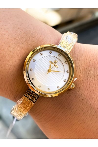 Reward Gold Color Waterproof Vintage Women's Wristwatch - Rwa 456378