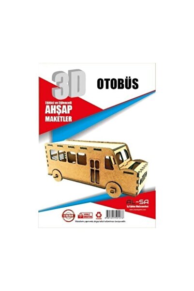 Marka Iş Teknik 3d Ahşap Maket 3 Ürün Bir Arada