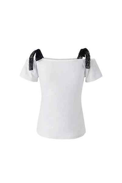 Köstebek Skull Head Gothic Strap T-Shirt