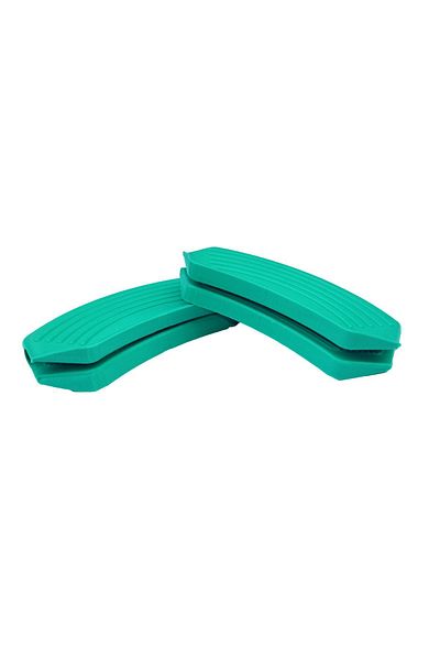 SG DESIGN Silicone Pot Pan Handle Fireproof Non-Stick Handle Set 9x4 Cm Turquoise (1 Set Consists of 2 Pieces)