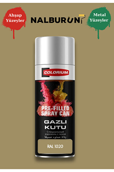 Colorium K7 Ral Renkleri 400 Ml Özel Doldurulmuş Selülozik Parlak Sprey Boya ...