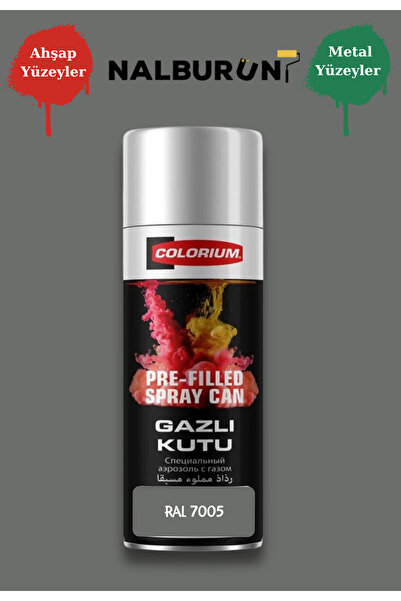 Colorium K7 Ral Renkleri 400 Ml Özel Doldurulmuş Selülozik Mat Sprey Boya Ral...