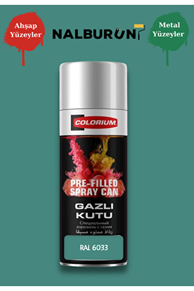 Colorium K7 Ral Renkleri 400 Ml Özel Doldurulmuş Selülozik Parlak Sprey Boya ...