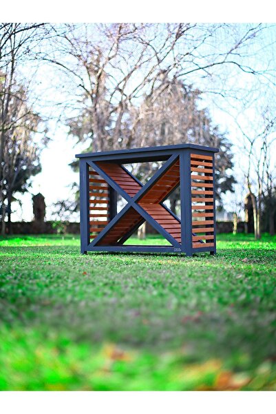 MANDU Dekoratif Ahşap Dış Mekân Odunluk