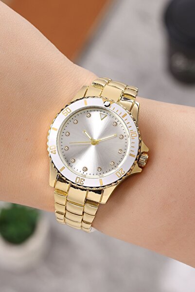 polo55.sport.1855 ساعة يد للجنسين بسوار معدني بتصميم كلاسيكي