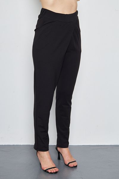 ESPİNA Women's Baggy Pants with Pockets and Pleats