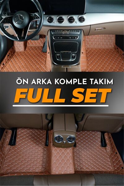 stiloto Fiat Doblo (2013-2023) Birebir Uyumlu Araca Özel Dikim 7d Deri Paspas