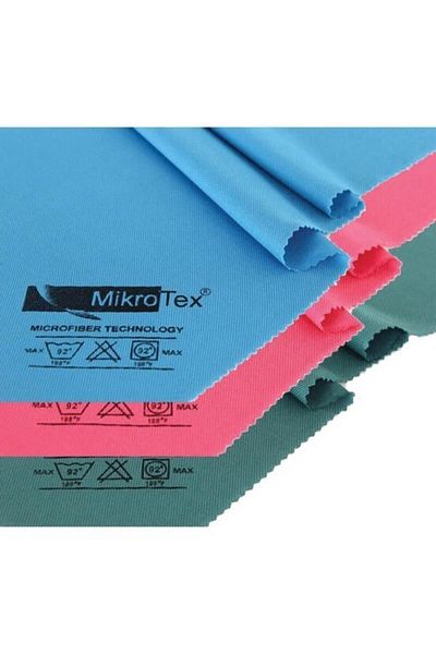 Mikrotex Microfiber Glass Cloth 6 Pieces Multicolored 40 X 50 Cm