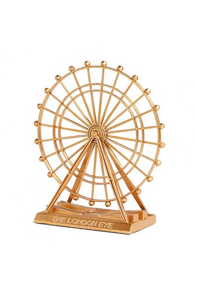 WINTER HOUSE London Eye Metal Dönme Dolap Biblosu - Eşsiz Avrupa Retro Dekorasyonu