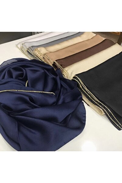 abde Tasarım Ince Kaşmir Taşlı Şal