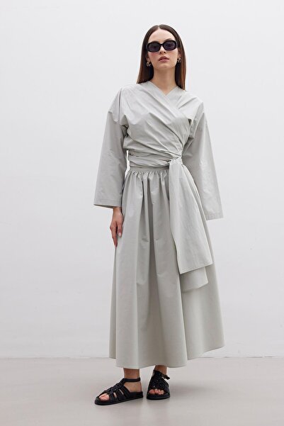 Manuka PREMIUM SKIRT WITH FLOWER GREEN