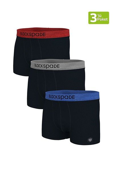 Blackspade Μαύρο Ανδρικό Boxer - 3 Pack Modern Basics 9471