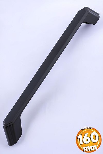 Badem10 Mâner Gökçe Metal negru 160 mm - 16 cm Mobilier Bucătărie Sertar Dulap Ușă dulap Mâner Mâner