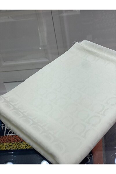 Organic Scarfs Salvatore İpeksi Jakar Şal - Ekru