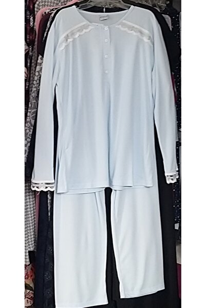 NENA COLLECTION Nena Dantelli Uzun Kol Pijama