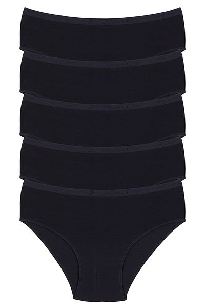 Humaone High Waist '5 Pieces Cotton and Modal Women's Panties Set