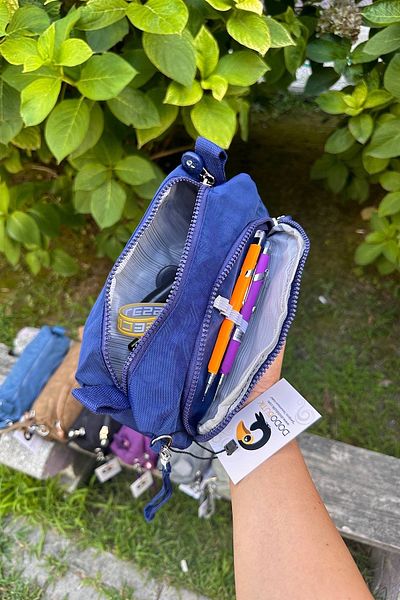 DodoButik Crinkle Fabric Makeup Bag - Pencil Case