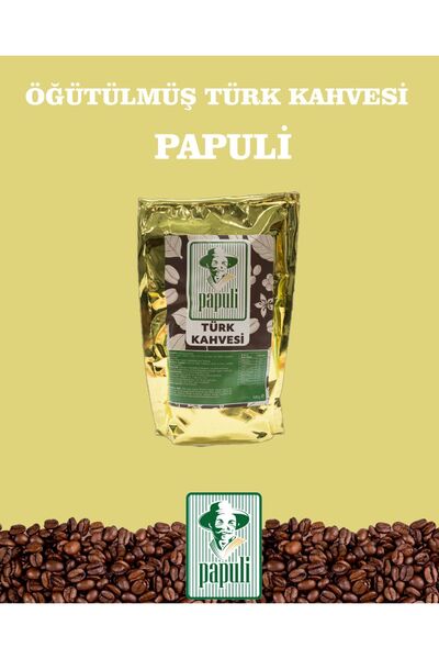 Papuli Öğütülmüş Yumuşak Içim Türk Kahvesi 500 gr