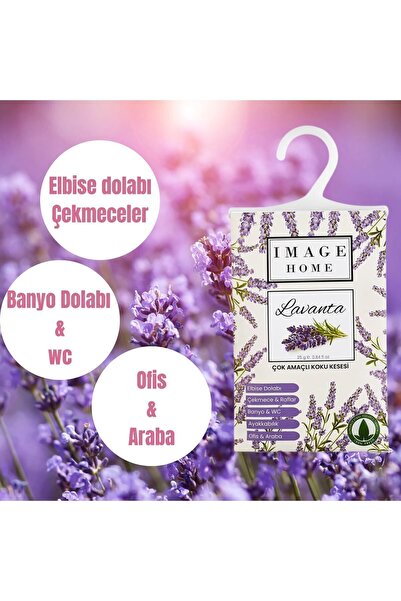 İMAGE HOME Dolap ve Çekmece Koku Kesesi 5Li- Lavander
