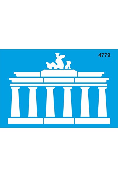 StencilSepeti معبد بوسيدون - قالب رسم استنسل 20x30