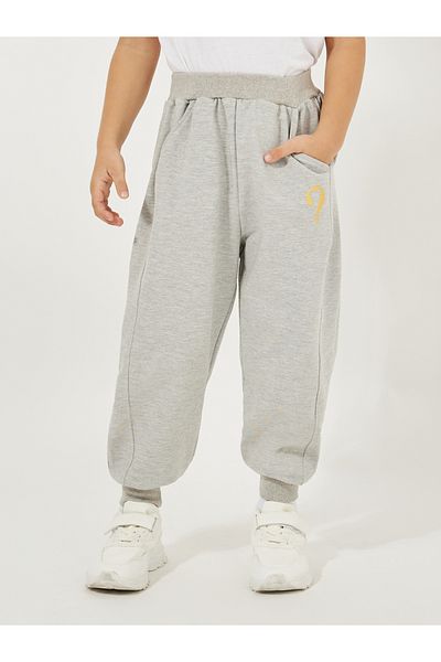 Styli Patch Slant Pocket Cotton Joggers
