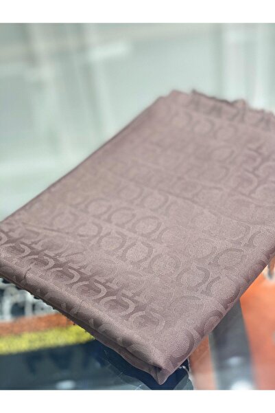 Organic Scarfs Salvatore İpeksi Jakar Şal - Vizon