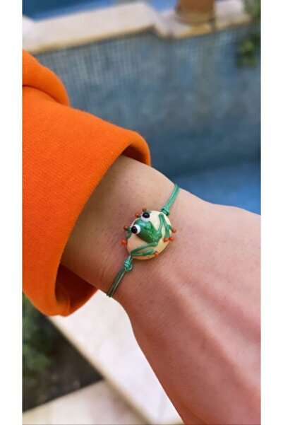 Afrika Butik Kurbağa Murano Bileklik