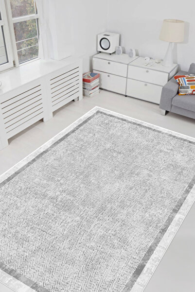 Halise Home Kaymaz Tabanlı Yıkanabilir  Dijital  Baskılı Yolluk Halı
