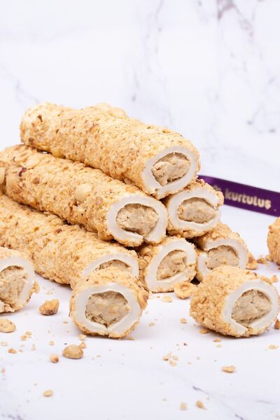Kurtuluş Kuruyemiş File Yaprak Fındık Kaplamalı Fındık Kremalı Lokum 250gr.