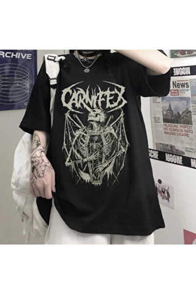bellanova - Unisex carnifex Baskılı  oversize   T-shirt