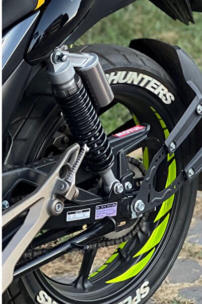 Banxtre Motor Jantı İçin Neon Sarı Dekoratif Sticker Seti