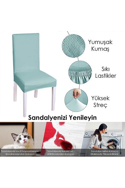 Faiend Model de balet țesătură din lycra husă lavabilă pentru scaune husă pentru scaune model nou single