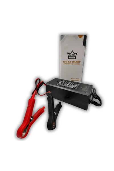 ORTEC 12V 6A Motorsiklet, Araba Akıllı Akü Şarj Cihazı