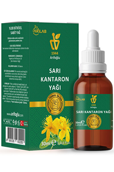 Arifoğlu Sarı Kantaron Yağı 30ml %100 Saf Yağ Sarı Kantaron Yağı Arlab Arifoğlu