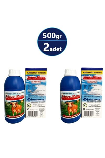 Süper Maya Süper Peynir Mayası 500gr*2adet