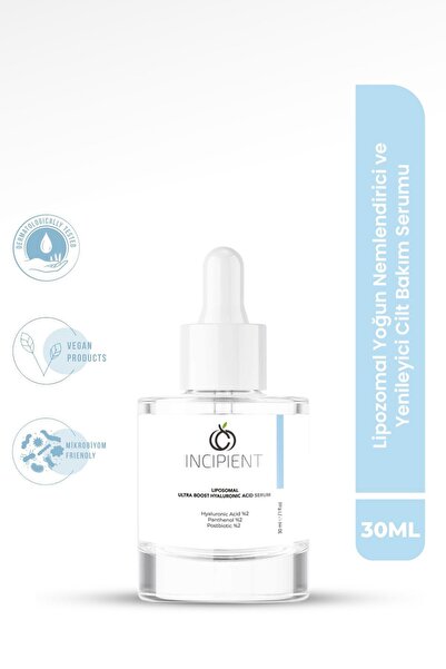 incipient Postbiotic Liposomal Hyaluronic Acid Serum & Nemlendirici Dolgunlaş...