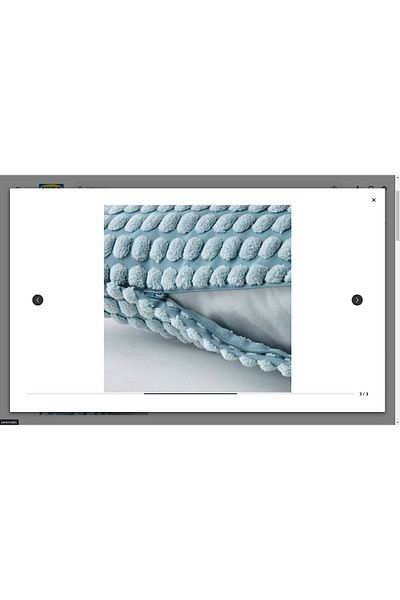 IKEA Κάλυμμα μαξιλαριού Svartpoppel - Pale Blue, 50x50 cm